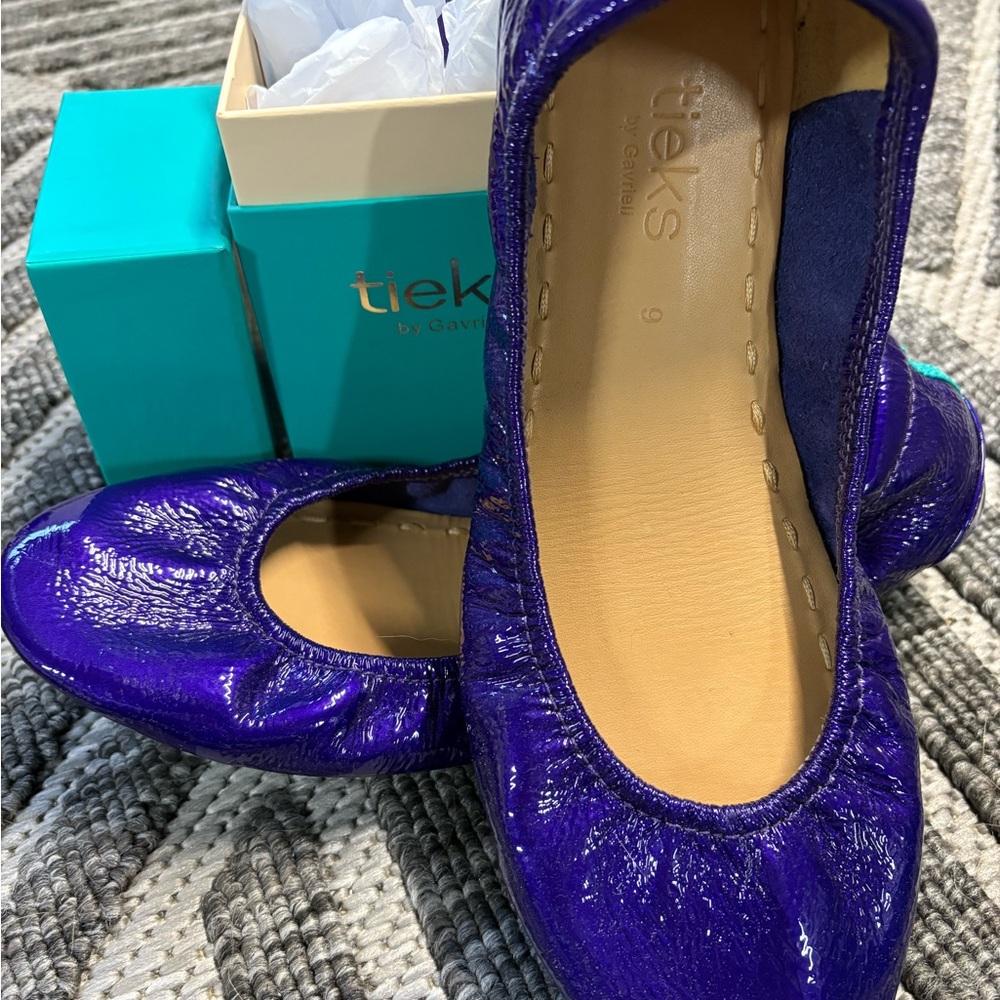 Tieks Women's Purple Diamond Ballet Flats 💜 *RARE*